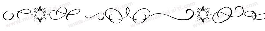 Oio Script Swash Cap字体转换